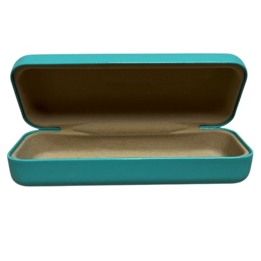 Tiffany & Co Hard Clamshell Eyeglass Case Iconic Signature Blue - Picture 2 of 6